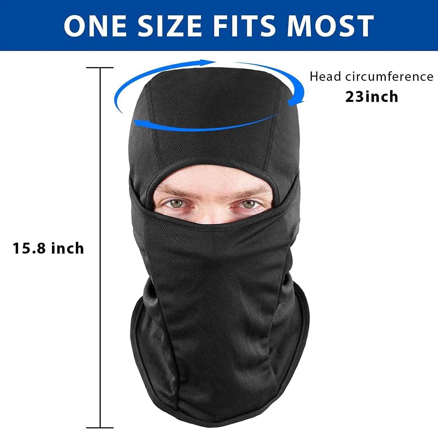 Balaclava Full Face Mask Breathable for Riding Motorcycle UV Protection Sun Hood