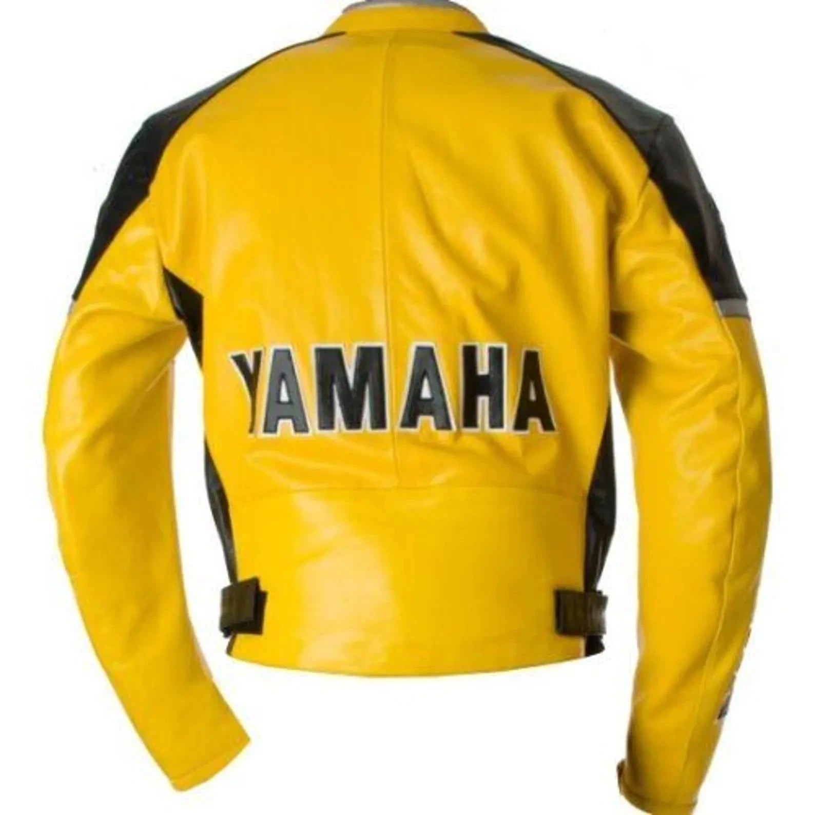 New Men's Yamaha Motorcycle Racing Jacket Cowhide Leather Motorbike Biker Jacket